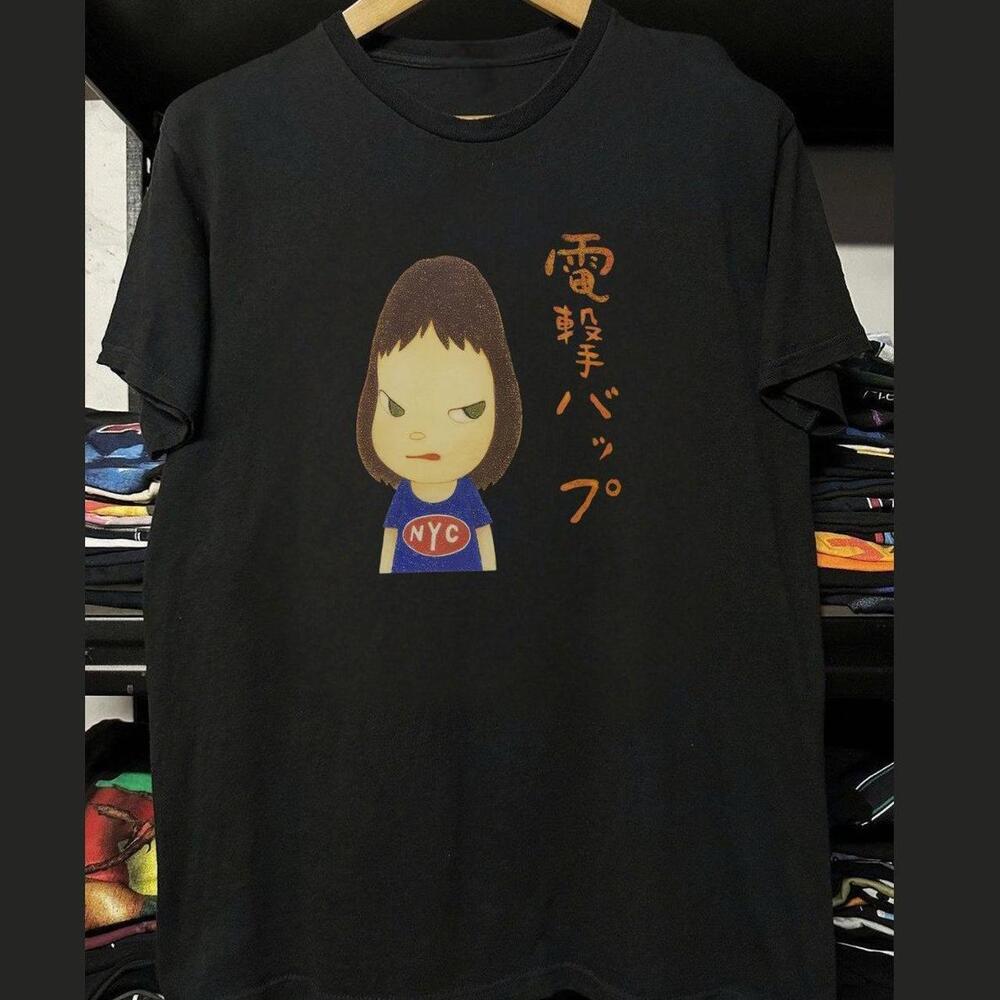 Black Moomin T-Shirt With Japanese Text
